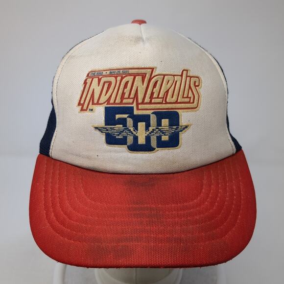 Indianapolis 500 Snapback Trucker Hat Multi One Size Sport Service Vintage USA - Picture 2 of 10